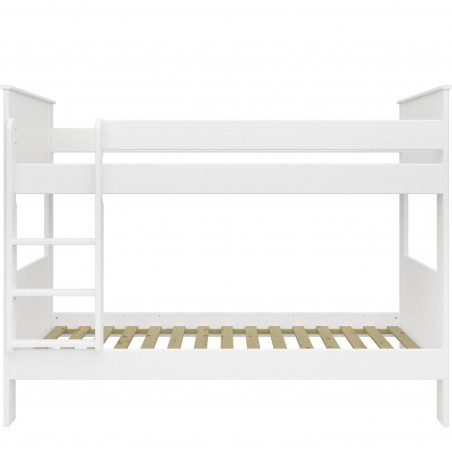 Alba White Bunk Bed  Front View