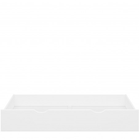 Alba White 120cm Bed Drawer Front View