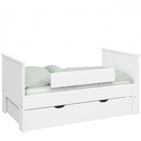 Alba White 120cm Bed Drawer With Bed
