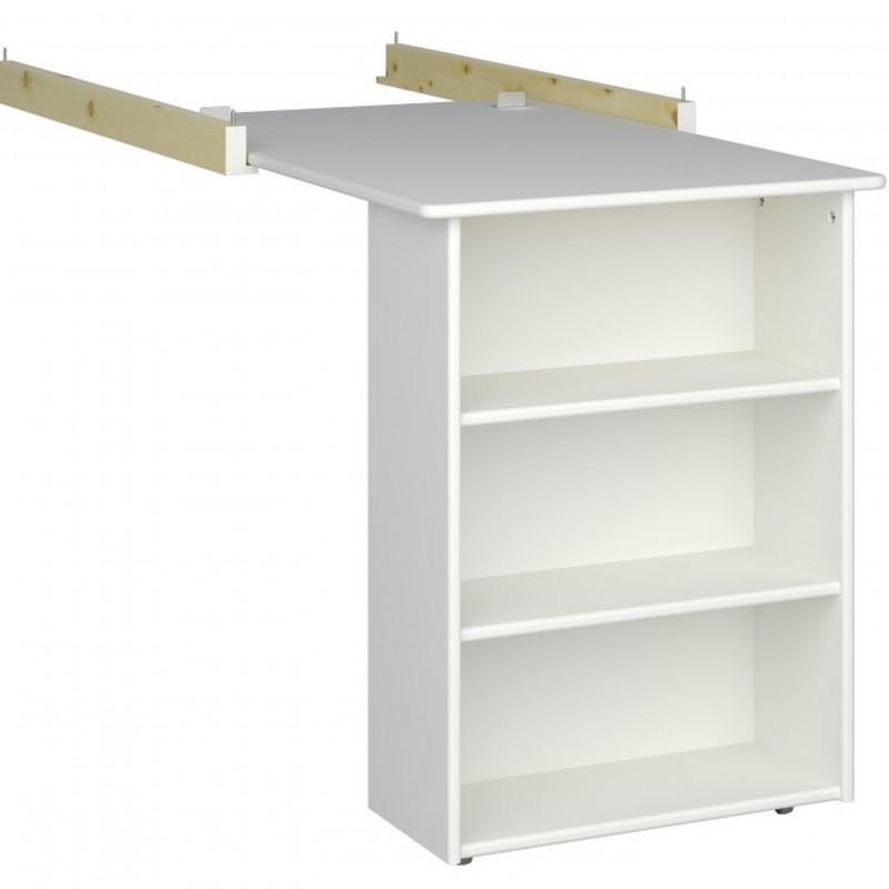An image of Alba White Pull Out Desk