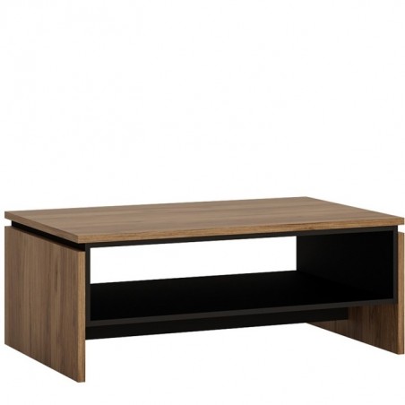 Earby Coffee Table in walnut and dark panel,