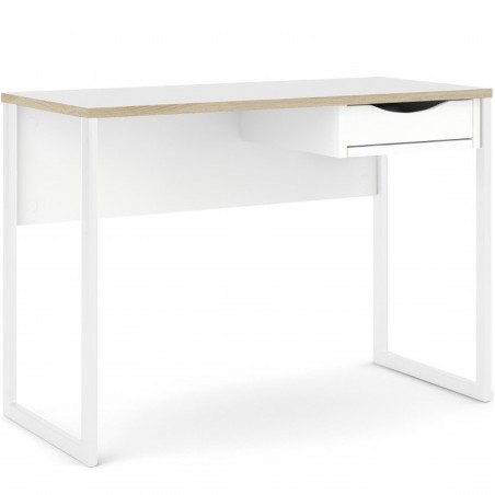 Cavaco One Drawer Functional Desk - Oak/White