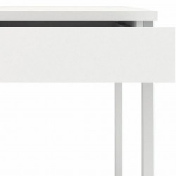 Cavaco Three Drawer Functional Desk - White Drawer Detail