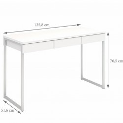Cavaco Three Drawer Functional Desk - Dimensions