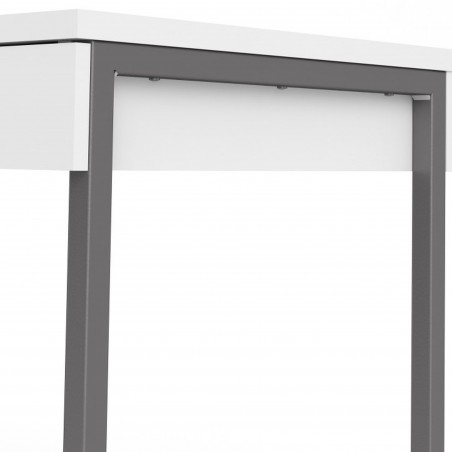 Cavaco Three Drawer Functional Desk - White Side Detail