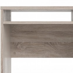 Cavaco One Door One Drawer Handle Free Desk - Truffle Oak Top Detail