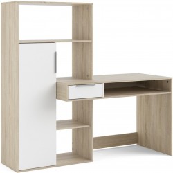 Cavaco Desk with One Door & Drawer Storage Unit