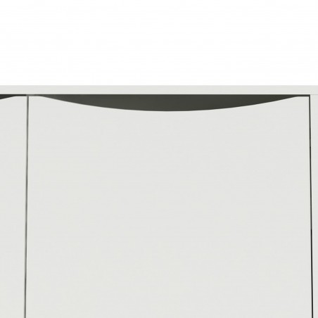 Varde Two Door & Three Drawer Sideboard Grey/White Door Detail