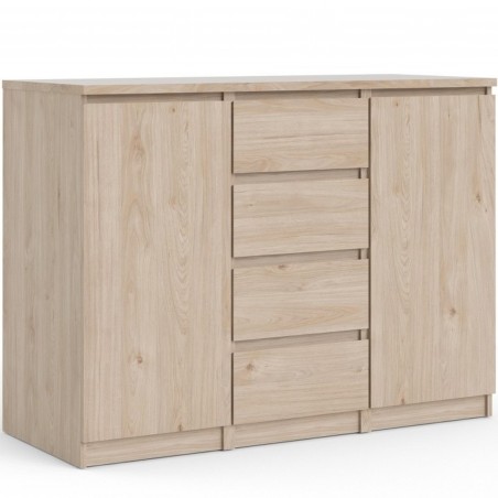 Naia Two Door & Four Drawer Sideboard - Hickory Oak
