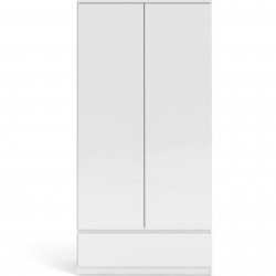 Naia Two Door One Drawer Wardrobe Front View