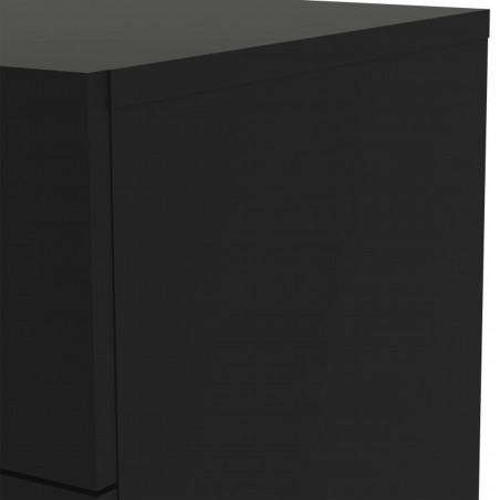 Pepe Five Drawer Chest - Black Top Detail