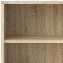 Prima Bookcase 2 Shelves - Oak Top Detail