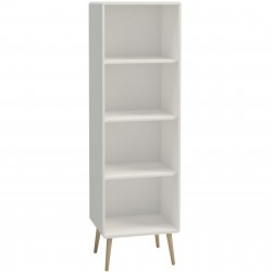 Struer Narrow Bookcase - Off-White