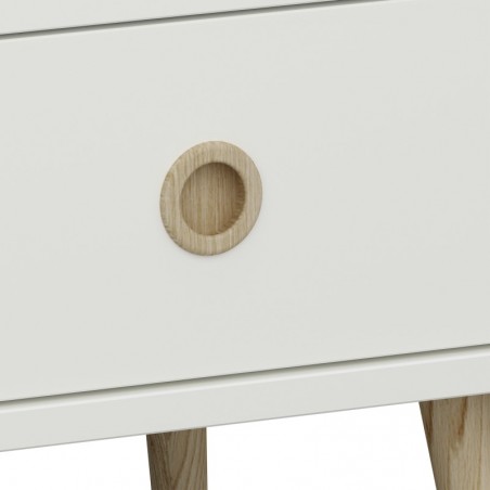 Struer Standard Desk - Off-white Handle Detail