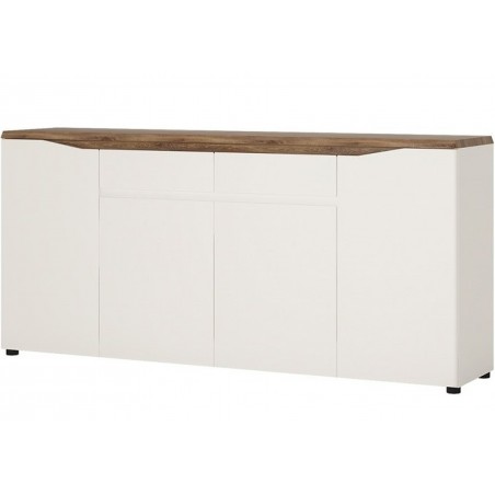Elda Four door Two Drawer Sideboard Angled View