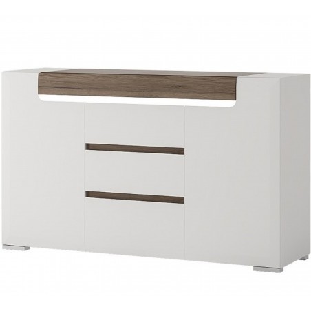 Toronto Two Door Three Drawer Sideboard Angled View