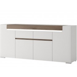Toronto Four Door Two Drawer Sideboard Angled View