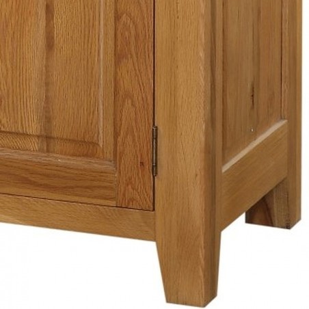 Acorn Oak Two Door & Six Drawer Sideboard Base Detail