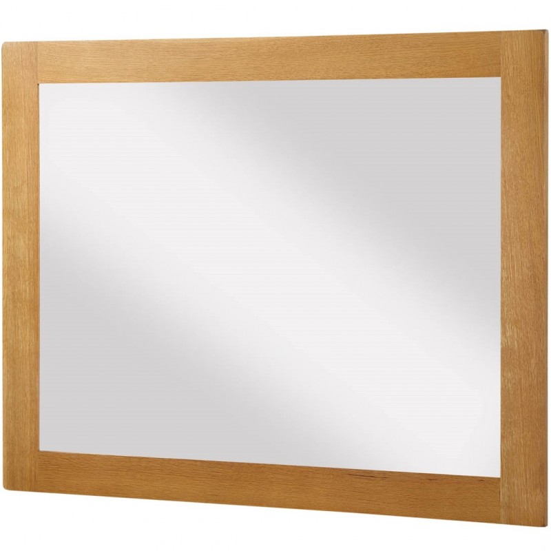 An image of Acorn Large Oak Wall Mirror