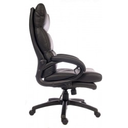Luxe Faux leather Executive Office Chair Side View