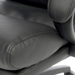 Luxe Faux leather Executive Office Chair Seat Detail
