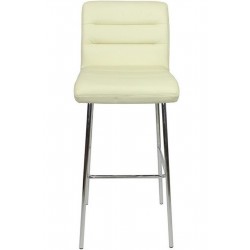 Luscious Fixed Height Bar Stool, cream front view