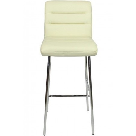 Luscious Fixed Height Bar Stool, cream front view