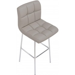Allegro Fixed Height Bar Stool, grey, top view