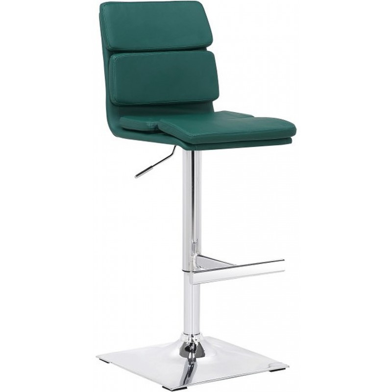 Moderno Kitchen Stool, green, front angled view