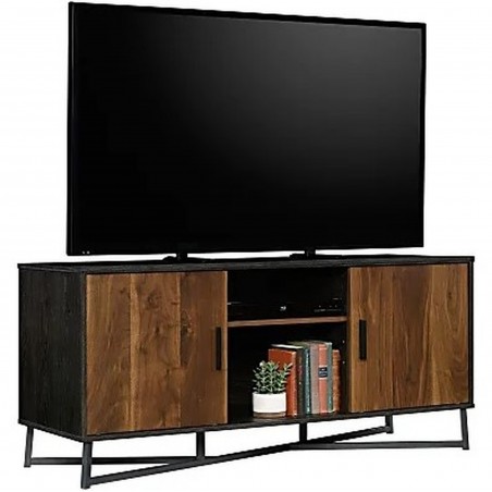 Canyon Lane Industrial Style TV Stand With TV