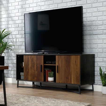 Canyon Lane Industrial Style TV Stand Mood Shot 2