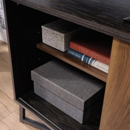 Canyon Lane Industrial Style TV Stand Cupboard Detail