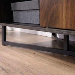Canyon Lane Industrial Style TV Stand Leg Detail
