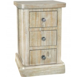 Bradford Solid Reclaimed Wood Three Drawer Chest