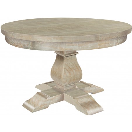 Bradford Solid Reclaimed Wood 130cm Round Dining Table