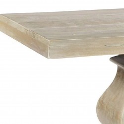 Bradford Solid Light Wood Dining Bench Top Detail