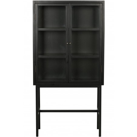 Yumi Two Door Glass Cabinet front View