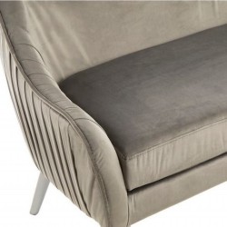 Marica Two Seater Velvet Sofa Arm detail