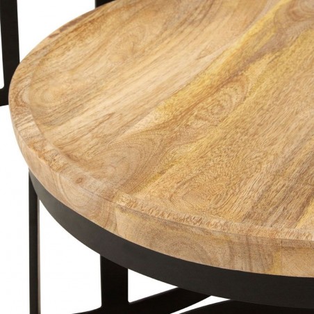 Shea Nesting Tables, close up of table top 2