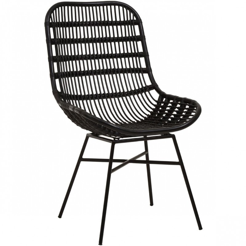 Torello Rattan Chair black
