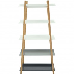 Alby Ladder Shelf Unit Front View