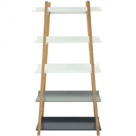 Alby Ladder Shelf Unit Front View