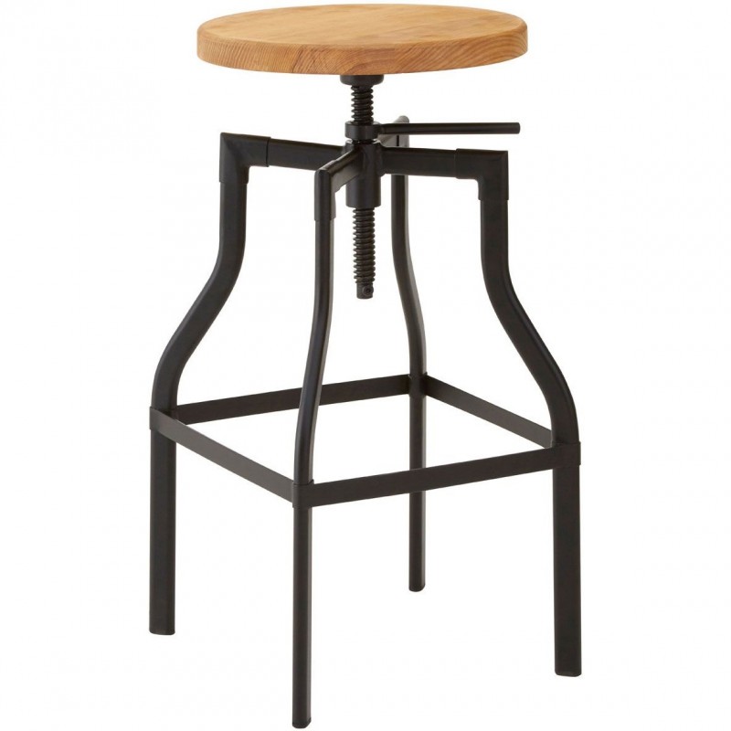 An image of Cosford Industrial Style Adjustable Stool