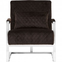 Gatsby Occasional Armchair - Black Front View