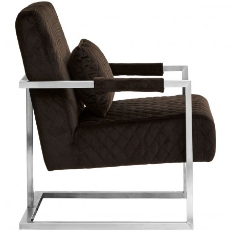 Gatsby Occasional Armchair - Black Side View