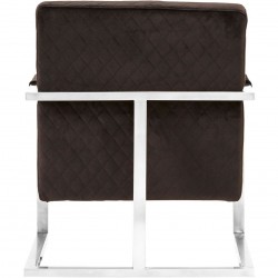 Gatsby Occasional Armchair - Black Rear View