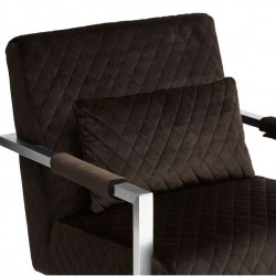 Gatsby Occasional Armchair - Black Seat Detail