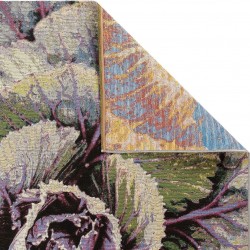 Tropicana 93X Floral Indoor or Outdoor Rug Backing Detail