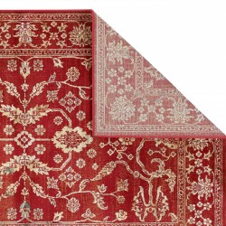 Valeria 8023 R Traditional Style Rug - Red Backing Detail