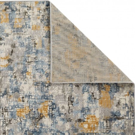 Vinci 8024Y Abstract Rug Backing Detail